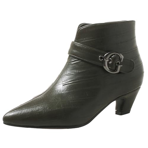 LarDorLin Damen Buro Komfort Kitten Stiefel Stiefeletten Winter Warm Pointed Toe Chelsea Mode Reißverschluss Stiefeletten Schnalle Grün Gr 33 EU LarDorLin Damen Buro Komfort Kitten Stiefel Stiefeletten Winter Warm Pointed Toe Chelsea Mode Reißverschluss Stiefeletten Schnalle Grün Gr 33 EU von LarDorLin