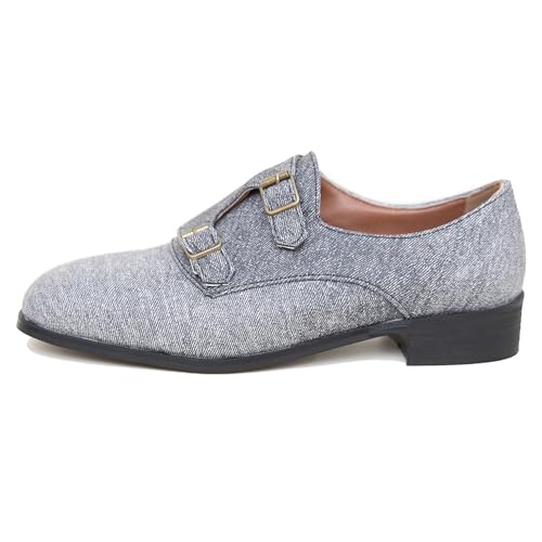 LarDorLin Monk Damen Square Toe Low Blockabsatz Business Arbeit Schuhe Männer Buro Low Schuhe Pumps Formal Loafer Schwarz Gr 35 EU LarDorLin Monk Damen Square Toe Low Blockabsatz Business Arbeit Schuhe Männer Buro Low Schuhe Pumps Formal Loafer Schwarz Gr 35 EU von LarDorLin