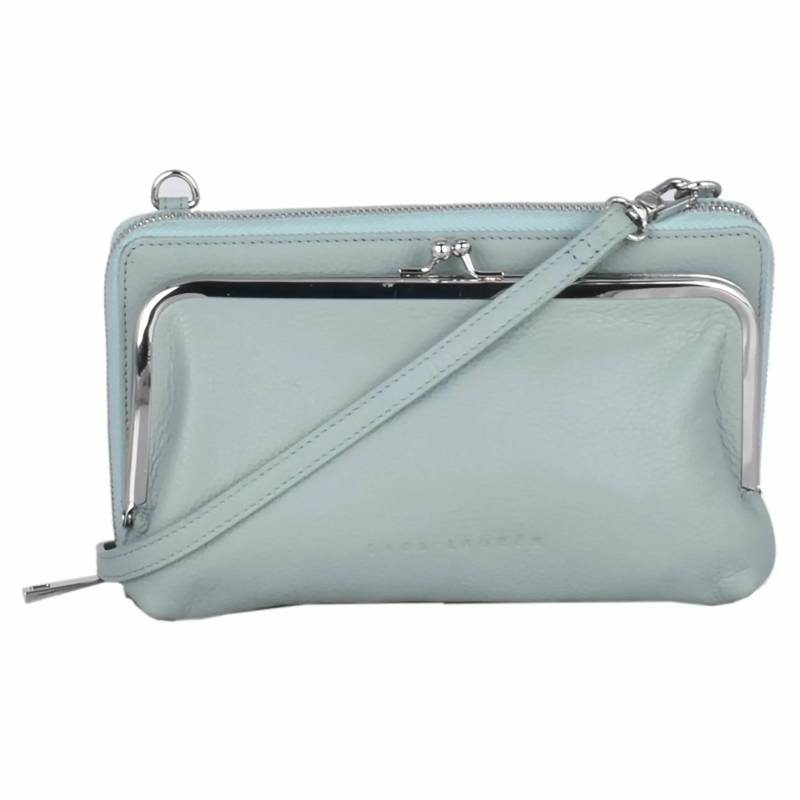 Lara Laurén Denver Wallet Mobile Bag Clutch 21 cm - light green Lara Laurén Denver Wallet Mobile Bag Clutch 21 cm - light green von Lara Lauren