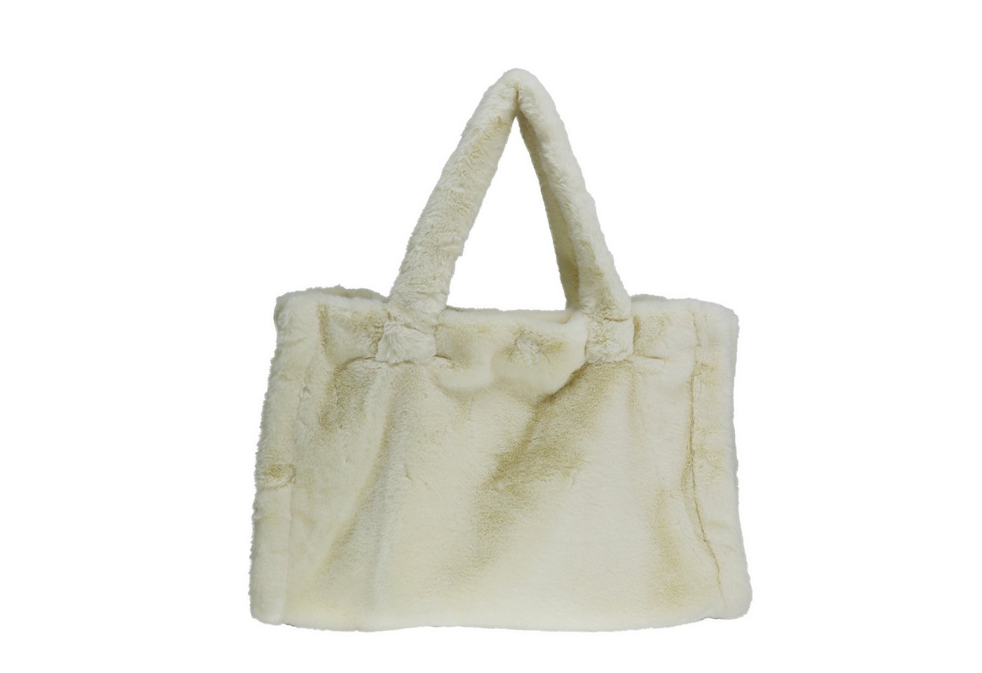 Lara Laurén Handtasche Plüsch Umhängetasche, Shopper mit Innenfach, flauschige Tote Bag mit Magnetverschluss von Lara Laurén