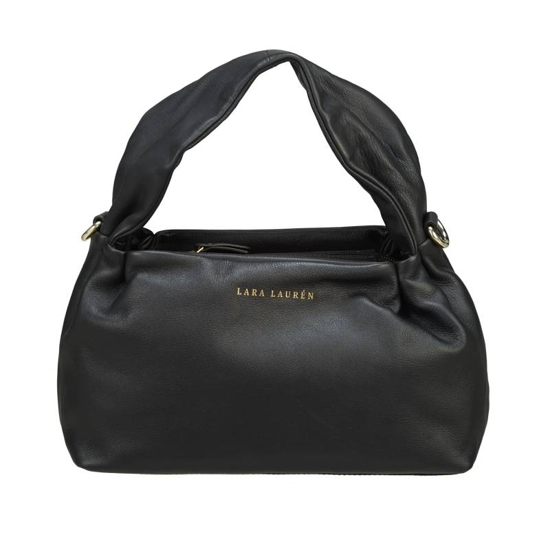 Schultertasche Hanna Black Beauty Schwarz von Lara Lauren