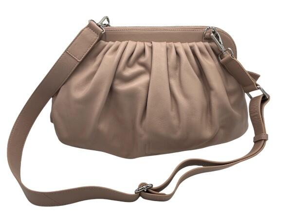 Lara Lauren - Lara Lauren Handtasche / Schultertasche Zara, Nude von Lara Lauren