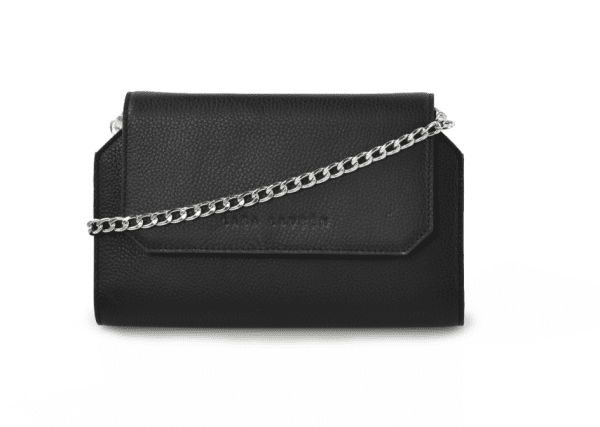 Lara Lauren - Lara Lauren Schultertasche / Clutch Mila Mini, Schwarz von Lara Lauren