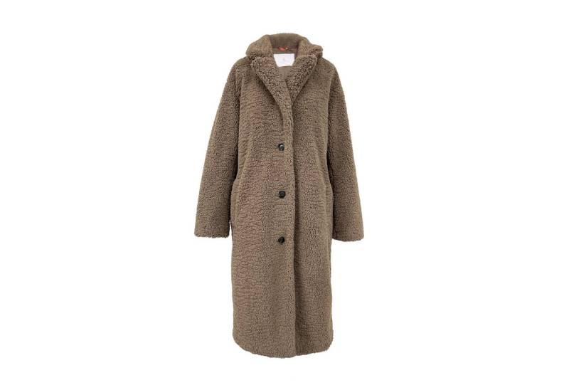 Lara Laurén Plüschjacke warmer Wintermantel mit Reverskragen flauschiger Fleecemantel Lara Laurén Plüschjacke warmer Wintermantel mit Reverskragen flauschiger Fleecemantel von Lara Laurén