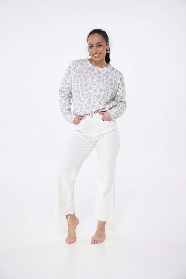 Lara Laurén Rundhalspullover MEL Rundhalspullover Oversize weiches Longsleeve von Lara Laurén