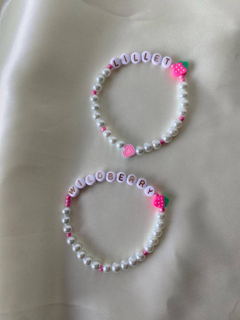 Lillet Wildberry Perlenarmband/Geschenkidee Aperol Freundschaftsarmband Spritz Geschenk Freundin Selbstgemachter Schmuck von kleinkramstube
