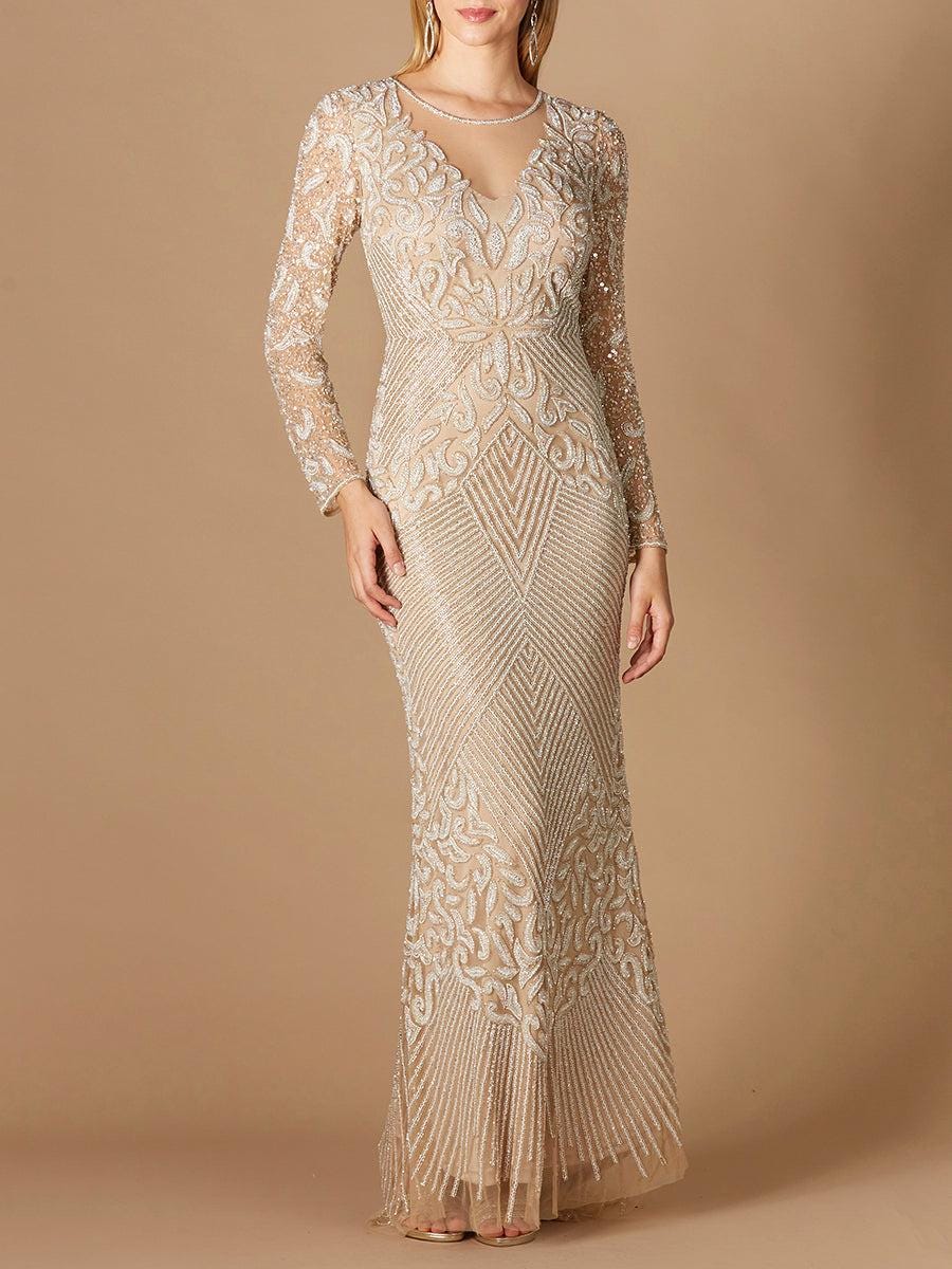 Ausgestattet Mit Langen Ärmeln Und Perlen von LaraNewYork