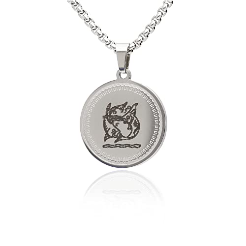 LaraZeidler Berlin Sternzeichen Kette Fische für Damen und Herren Tierkreis Sternbild Zodiac Anhänger aus Edelstahl individuelle Kettenlänge wählbar. von LaraZeidler Berlin