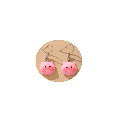 Larancie Niedliche Ohrringe in Form von Schweinchen-Piercing, Ohrringe, Anhänger Ohrringe, Schmuck Boho, Ohrmanschetten für Frauen und Mädchen von Larancie