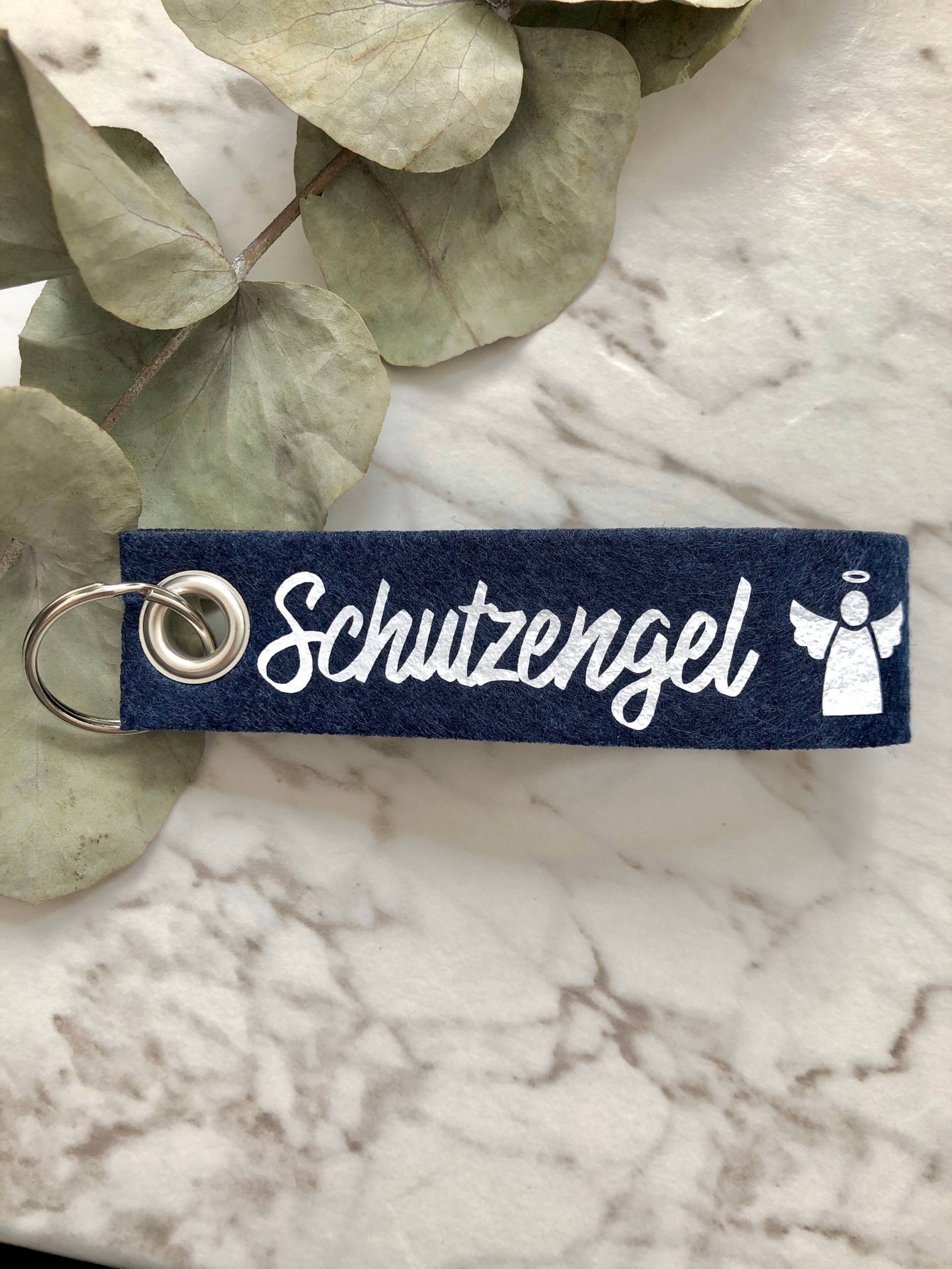 Schlüsselanhänger Aus Filz "Schutzengel"/Geschenk Geburtstag von LarasLovelyLife