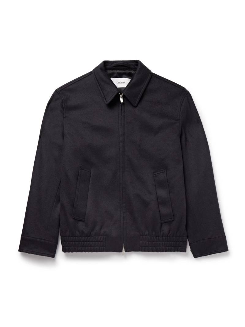 Lardini - Cashmere and Wool-Blend Felt Blouson Jacket - Men - Blue - XXL von Lardini