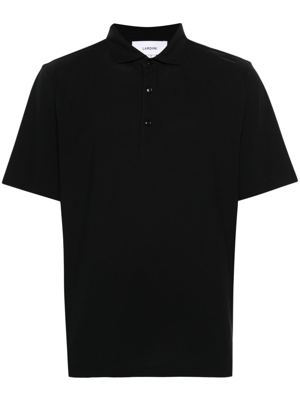 Lardini Poloshirt aus Jersey - Schwarz von Lardini