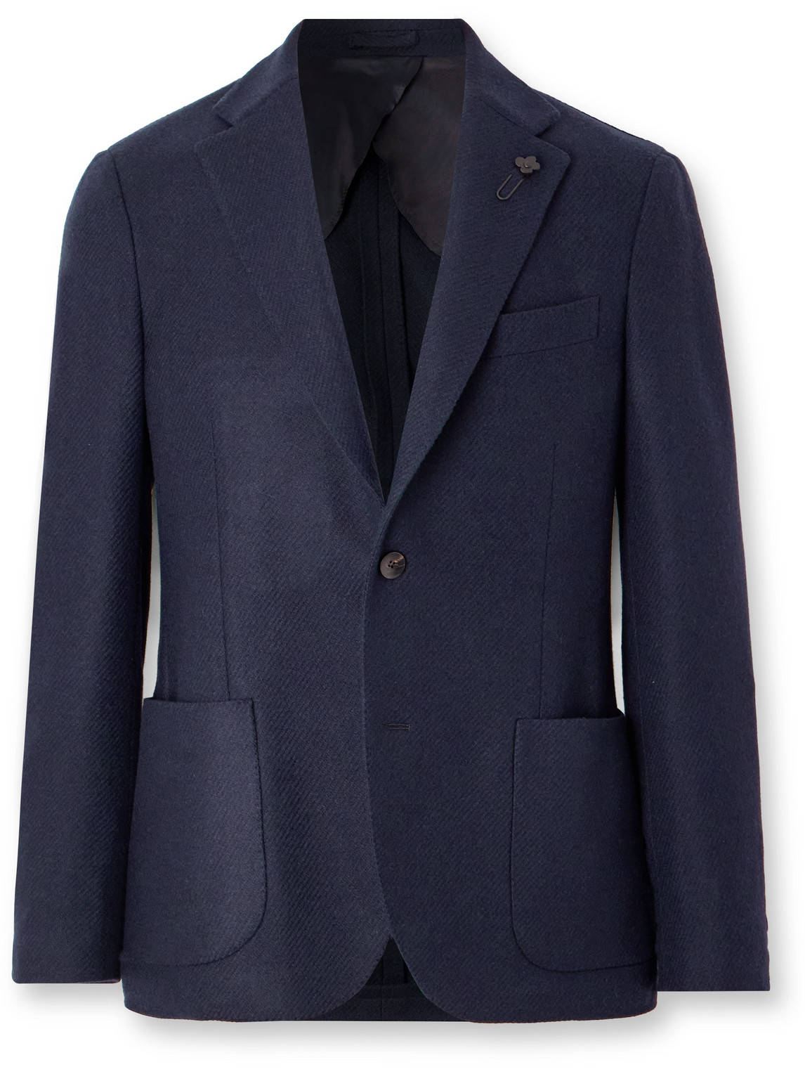 Lardini - Slim-Fit Wool-Blend Twill Blazer - Men - Blue - IT 48 von Lardini