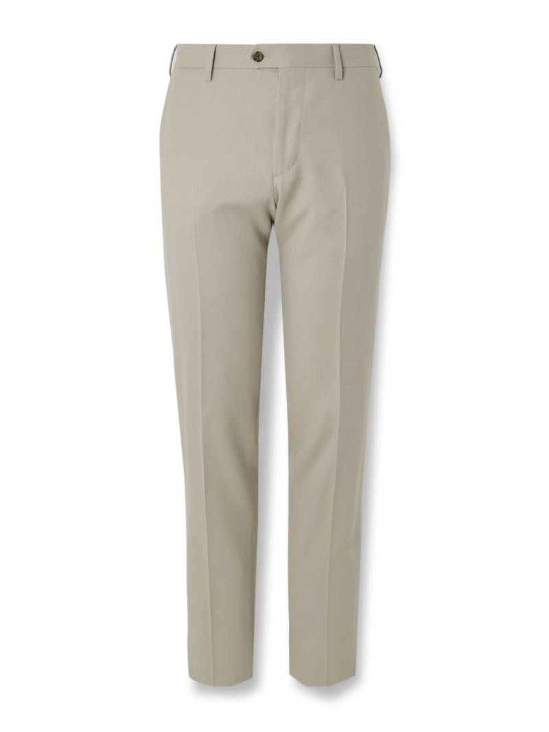 Lardini - Straight-Leg Virgin Wool-Blend Suit Trousers - Men - Neutrals - IT 46 von Lardini