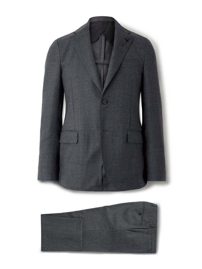 Lardini - Striped Virgin Wool Suit - Men - Gray - IT 52 von Lardini