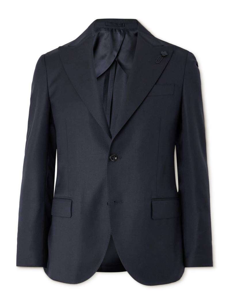 Lardini - Virgin Wool Blazer - Men - Blue - IT 46 von Lardini