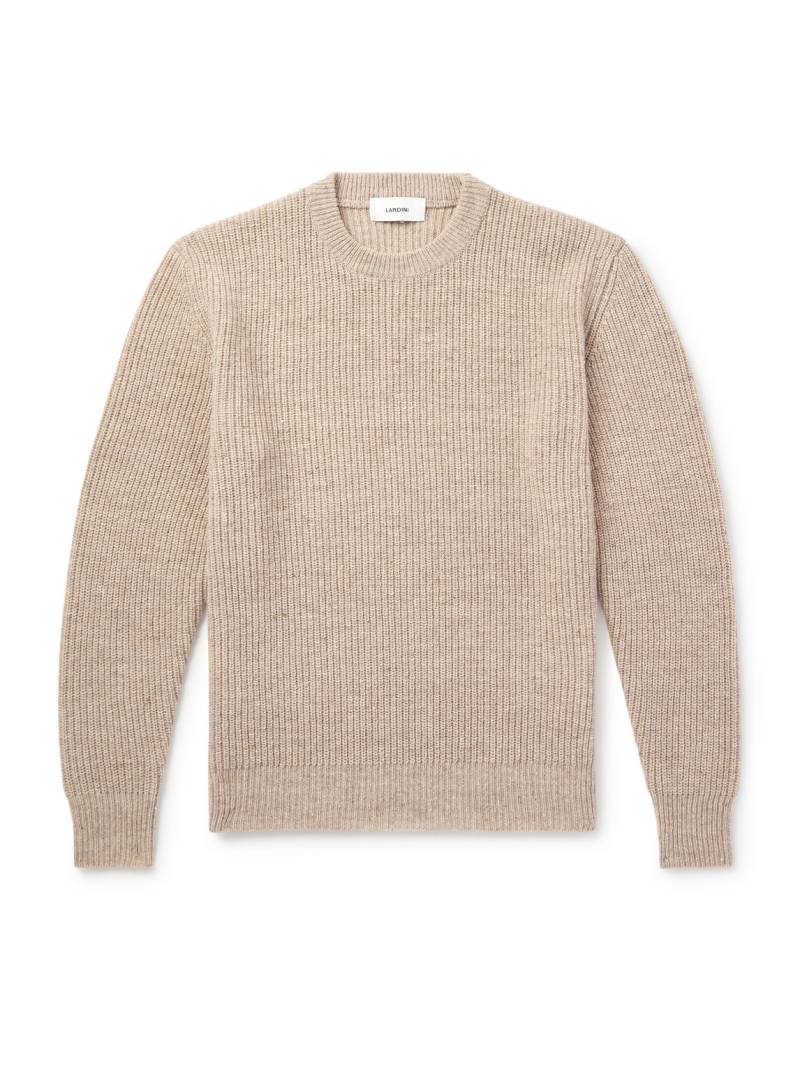 Lardini - Virgin Wool Sweater - Men - Neutrals - XL von Lardini