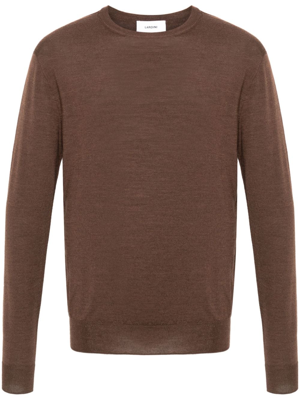 Lardini Pullover mit rundem Ausschnitt - Braun von Lardini