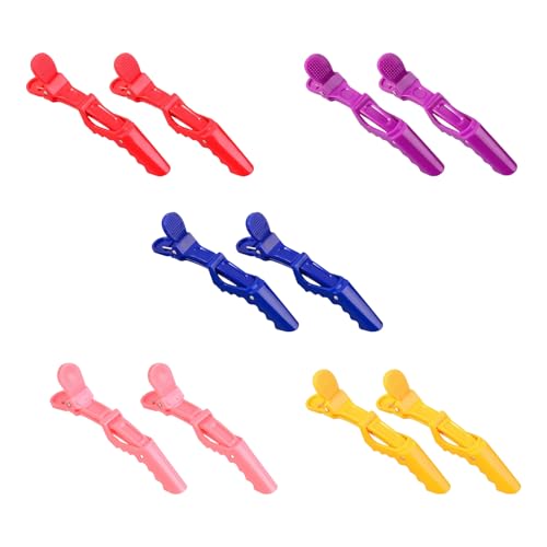 Set von 10 Hochwertigen Haarklammern für Damen – Vielseitige Haarspangen für Styling und Friseurbedarf, Rutschfest und Schonend, Ideal für Alle Haartypen, Matte Farbe von Larebidtex