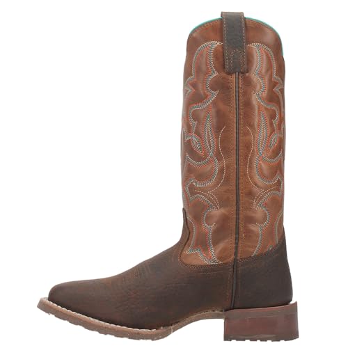 Laredo Herren Odie Western Boot, Dunkelbraun/Hellbraun, 10.5 X-Wide von Laredo