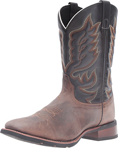 Laredo Mens Montana Sq Toe Choc/Sand Boots von Laredo