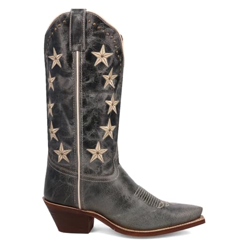 Laredo Serenade Patriotische Westernstiefel mit Snip Toe für Damen, Blau, 38.5 EU Weit von Laredo