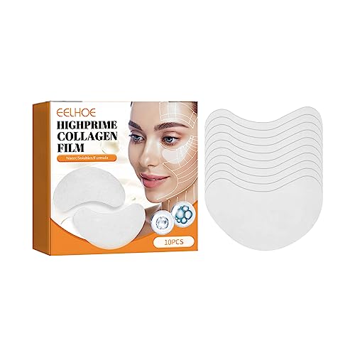 10Pcs Eye Mask, Hydratisierende Gel-Augenmaske Eye Mask HyaluronsäUre Collagen Reduzieren Schwellungen, Dunkle Kreise Und Glatte Falten, Augenmaske Patches FüR MäDchen von Larfraecy