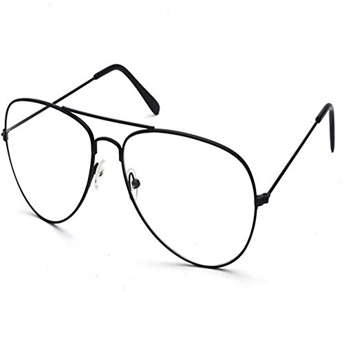 Vintage Pilotenbrille Metallrahmen Fensterglas Brille Ohne Stärke Durchsichtig Nerdbrille Sonnenbrille mit Nasenpad Retro Winddicht Sonne Brille Damen Herren Vintage Pilotenbrille Metallrahmen Fensterglas Brille Ohne Stärke Durchsichtig Nerdbrille Sonnenbrille mit Nasenpad Retro Winddicht Sonne Brille Damen Herren von Largeshop