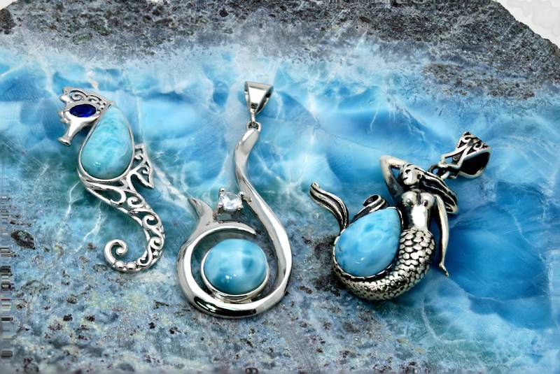 Larimar Anhänger | Großhandel 3 Qualität Schmuck. .925 Sterlingsilber Larimar Anhänger | Großhandel 3 Qualität Schmuck. .925 Sterlingsilber von Larimar925