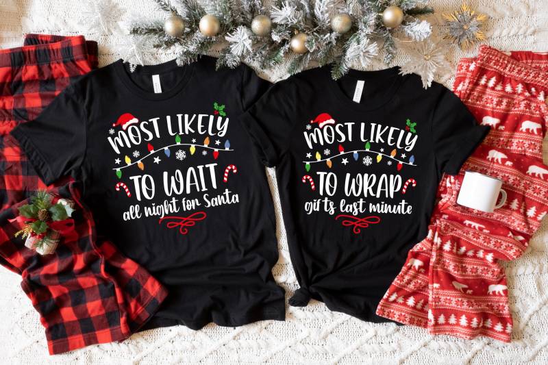 Passendes T-Shirt, Familie Benutzerdefinierte Weihnachtshemd, Benutzerdefinierte Weihnachtshemden von LarissaBoutiqueCraft