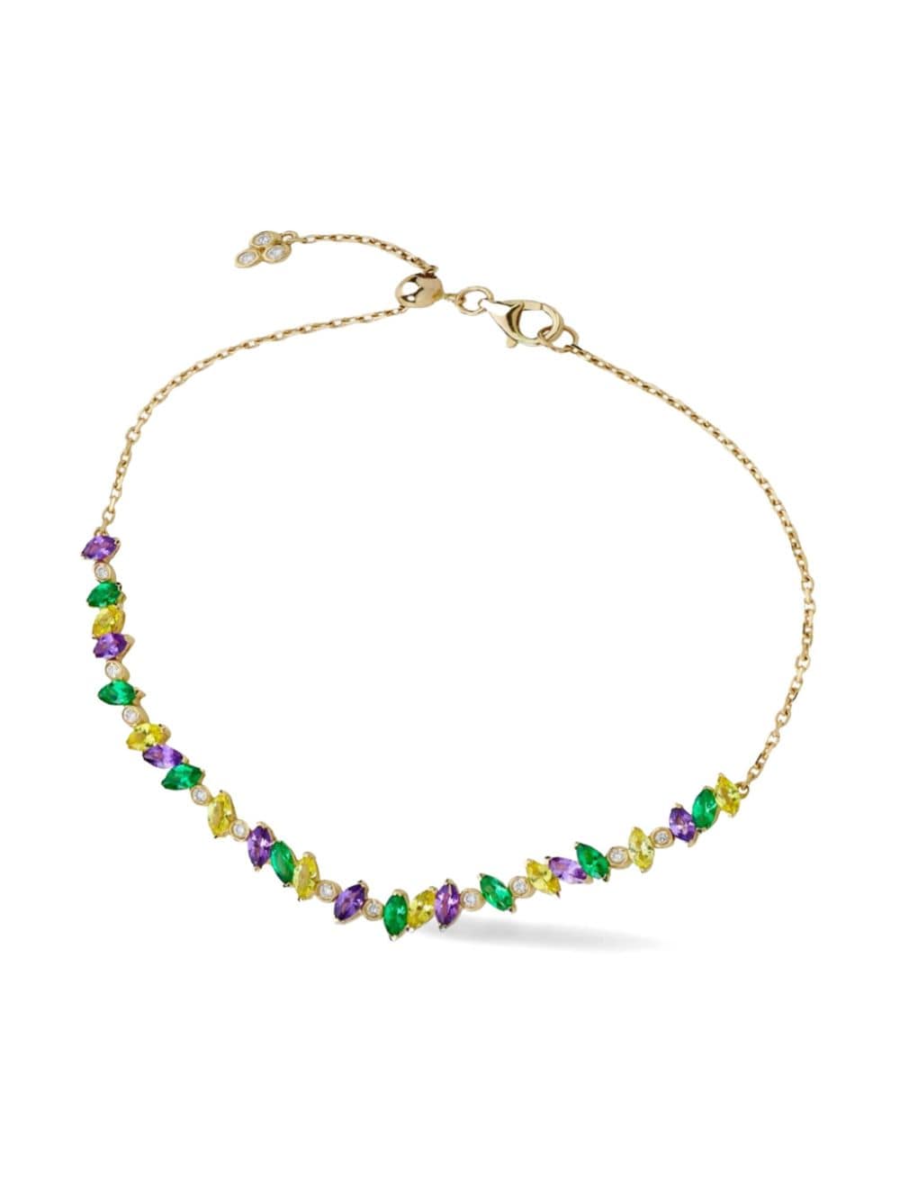 Lark & Berry 14kt Veto Goldarmband mit Saphiren Lark & Berry 14kt Veto Goldarmband mit Saphiren von Lark & Berry