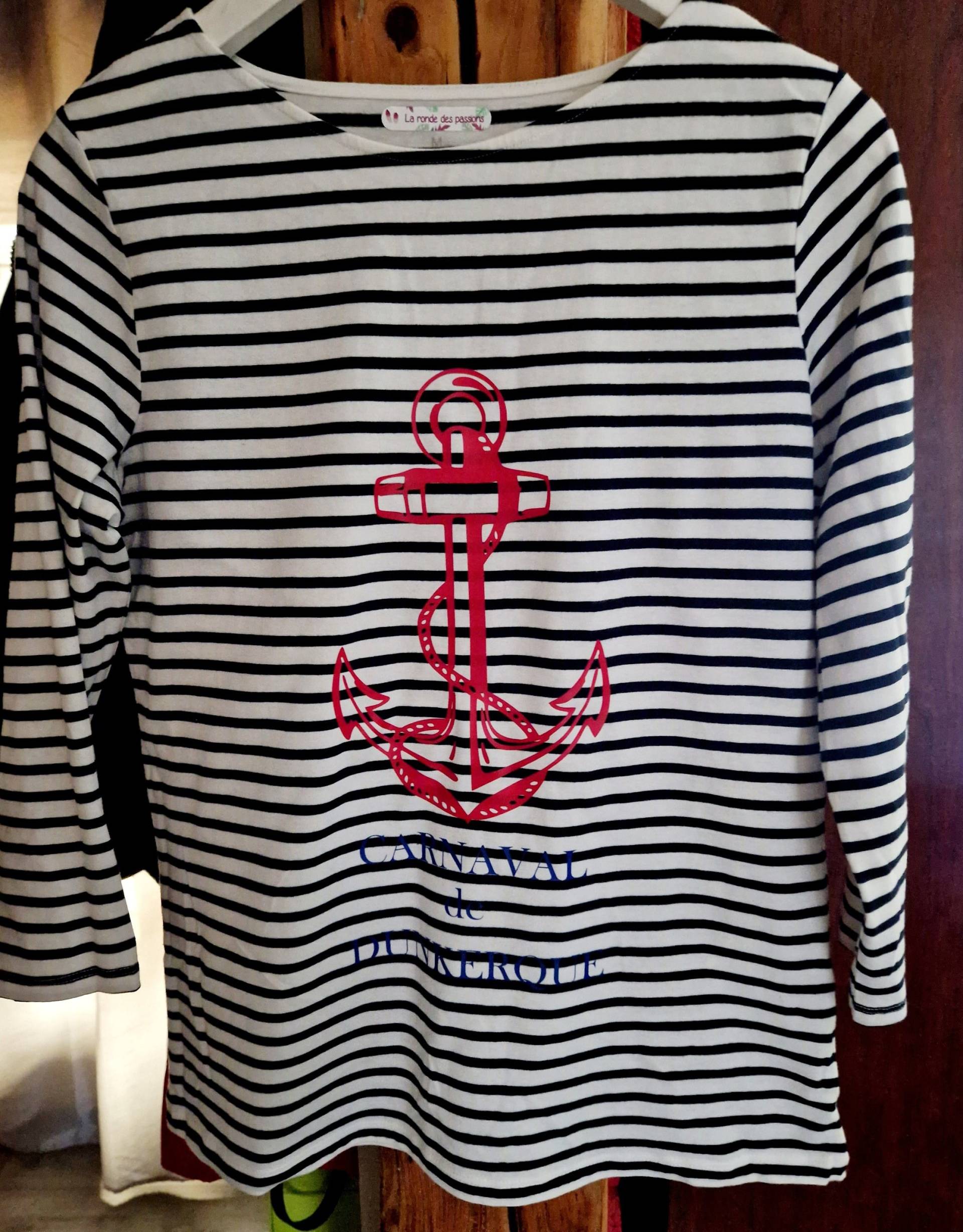 Personalisiertes Matrosen-T-Shirt Karneval in Dünkirchen Personalisiertes Matrosen-T-Shirt Karneval in Dünkirchen von Larondedespassions