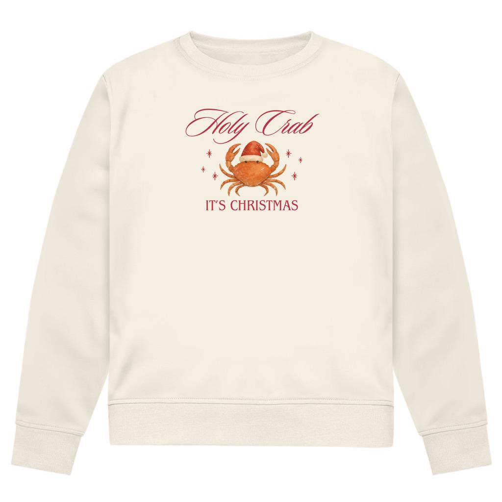 Holy Crab Christmas Sweater - Funny Holiday Cute Xmas Jumper Festive Unisex von LarsenAndLore