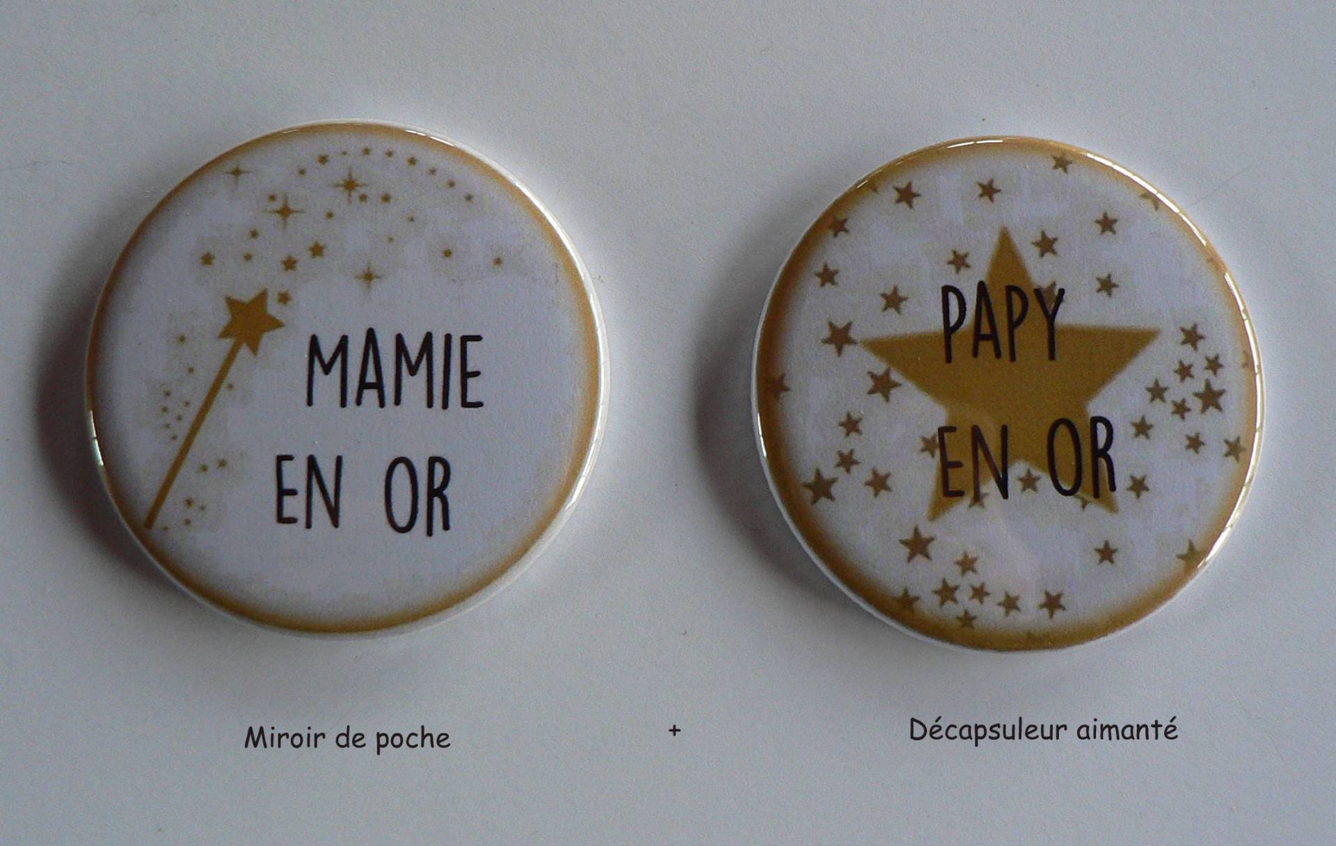 Duo Geschenk Opa Oma Gold Lieben Flaschenöffner Duo Geschenk Opa Oma Gold Lieben Flaschenöffner von LartisAnneBoutique