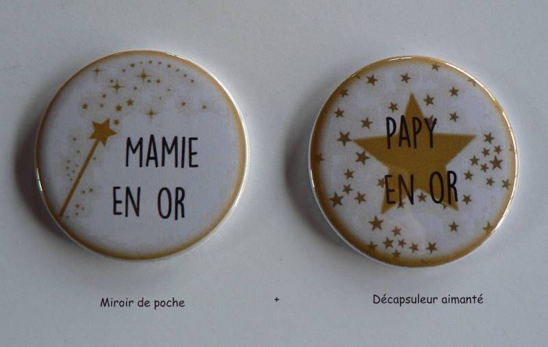 Duo Geschenk Opa Oma Gold Lieben Flaschenöffner Duo Geschenk Opa Oma Gold Lieben Flaschenöffner von LartisAnneBoutique