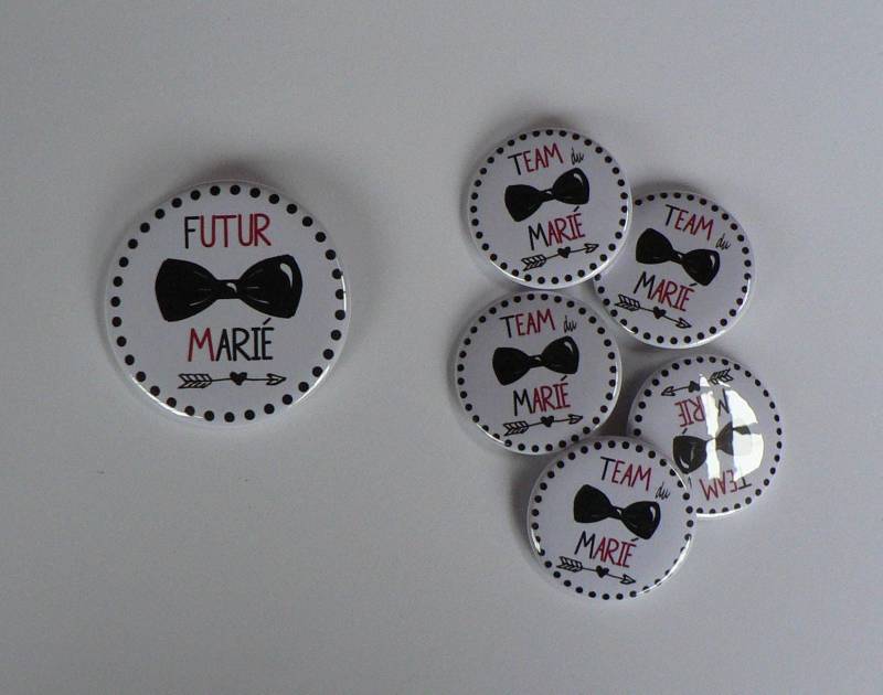 Evg Hochzeits-Fliegenabzeichen-Set von LartisAnneBoutique