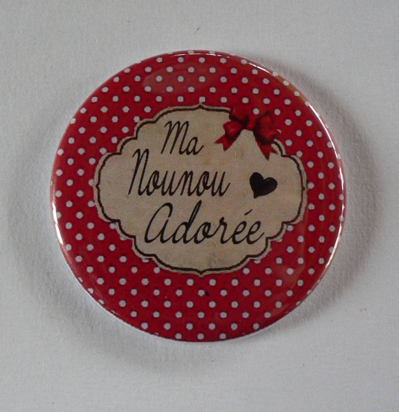 Meine Nanny Adore Magnet /Pocket Mirror/56mm Abzeichen von LartisAnneBoutique