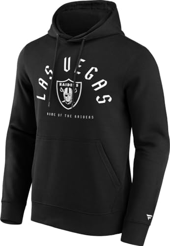 Las Vegas Raiders NFL Hoodie Sweatshirt Kapuzenpullover ** College Stamp ** schwarz (as3, Alpha, l, Regular, Regular) von Las Vegas Raiders