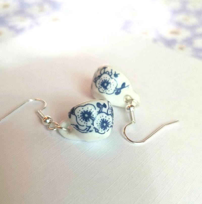 Tasse Ohrringe, Teetasse, Kaffeetasse Hängohrringe, Nickelfrei Tasse Ohrringe, Teetasse, Kaffeetasse Hängohrringe, Nickelfrei von LasCoresShop