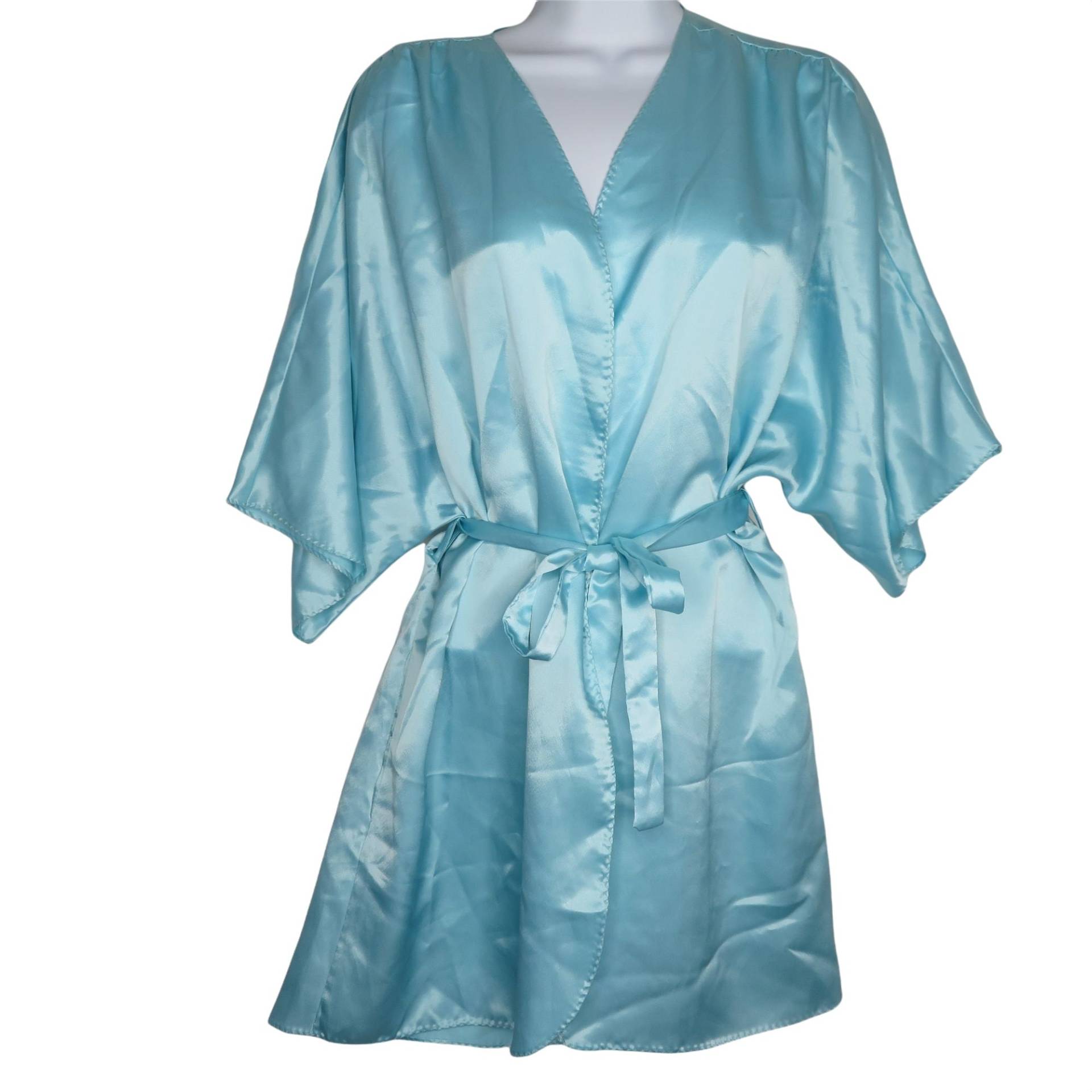 Vintage 80Er Jahre Jayre California Kurze Blaue Kimono Robe L Gürteltasche Usa Vintage 80Er Jahre Jayre California Kurze Blaue Kimono Robe L Gürteltasche Usa von LasVegasCloset