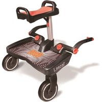 Lascal Buggy Board Maxi + schwarz mit Sitz rot von Lascal