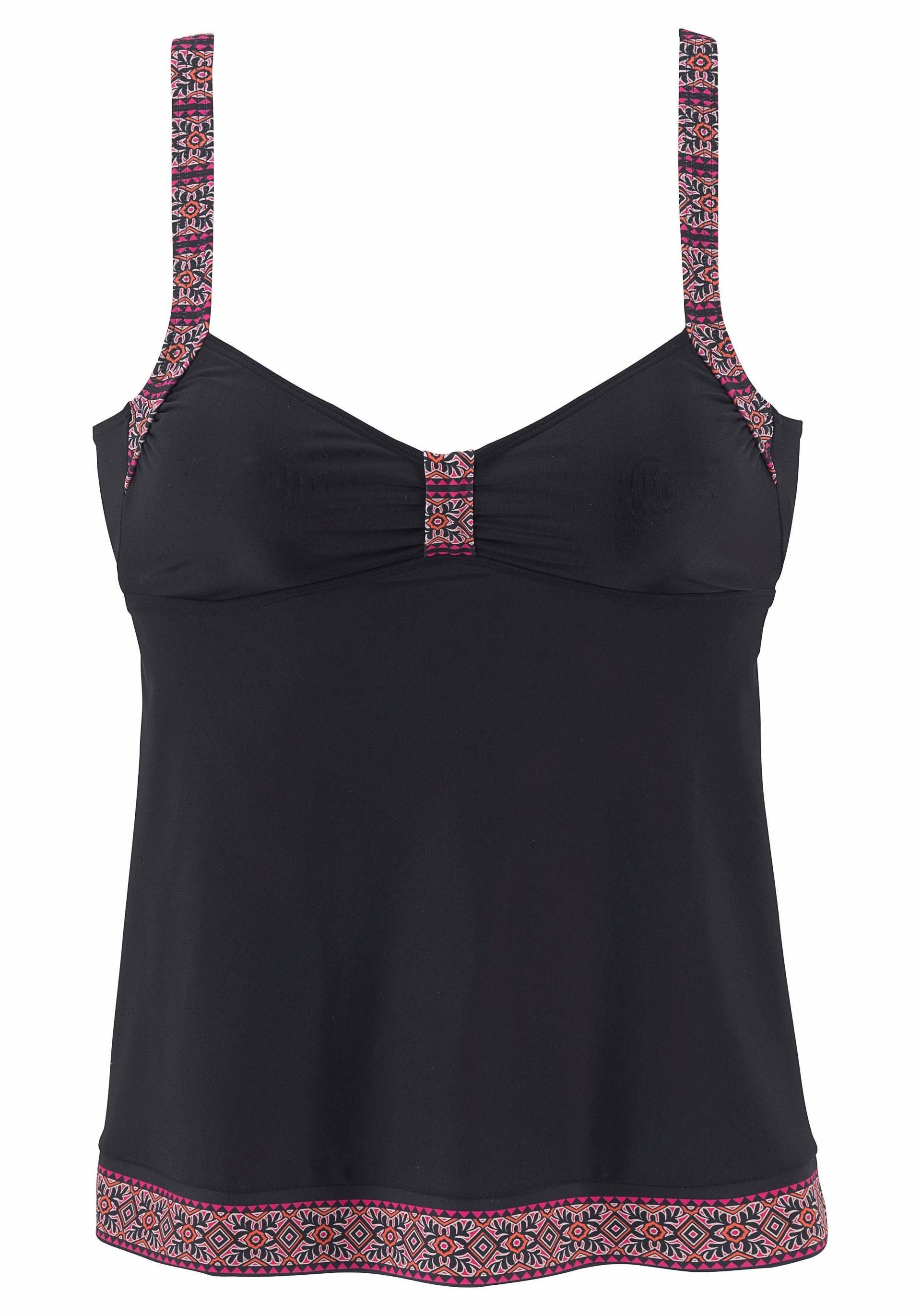 Große Größen: Tankini-Top, schwarz-hummer, Gr.40B-54E von Lascana