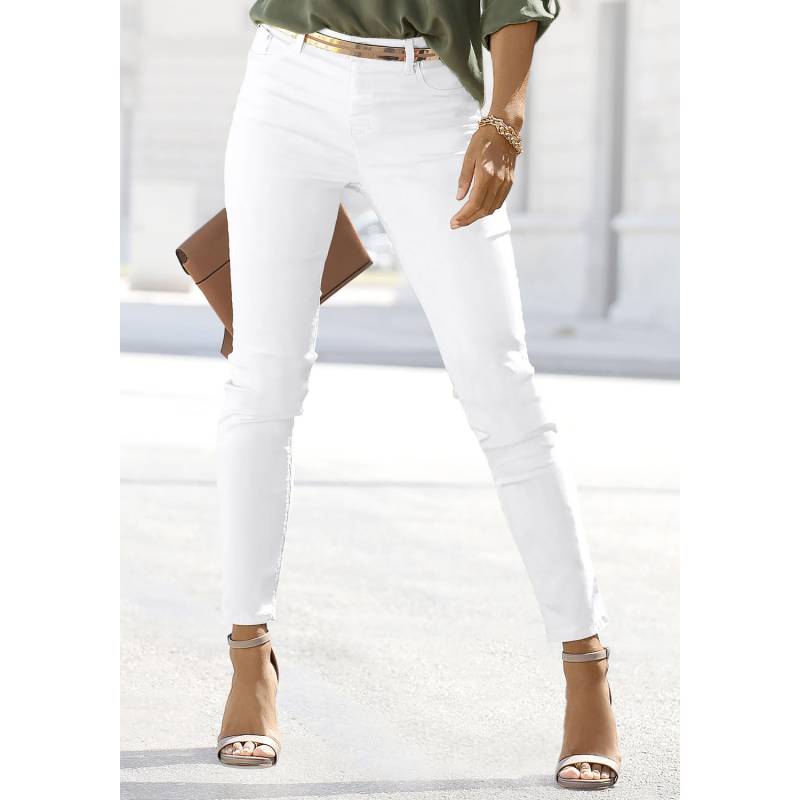 LASCANA 7/8-Jeggings Damen weiß Gr.38 von Lascana