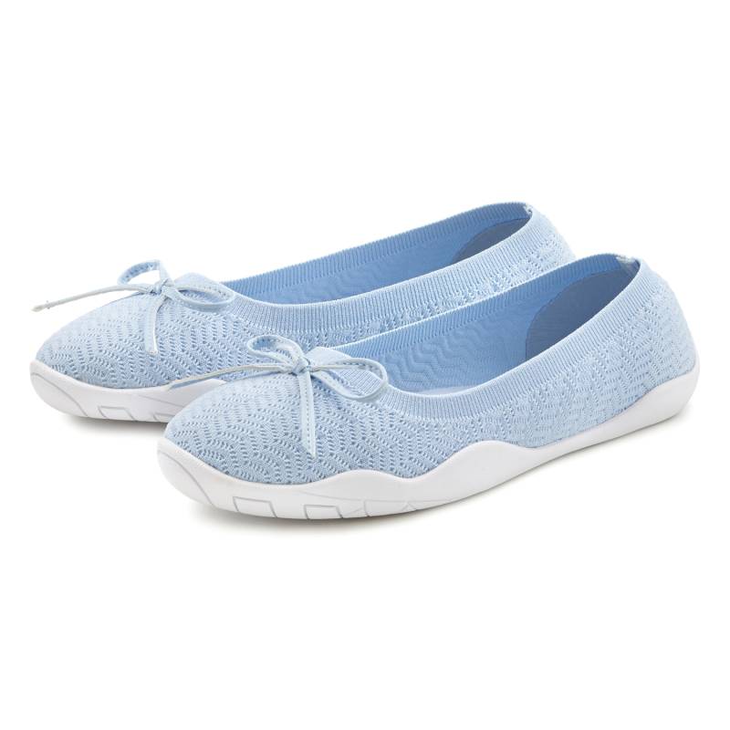 LASCANA Sneaker Ballerinas Damen hellblau Gr.41 von Lascana