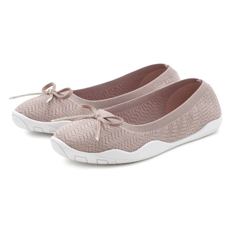 LASCANA Sneaker Ballerinas Damen rosé Gr.41 von Lascana