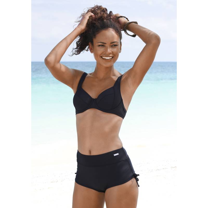 LASCANA Bikini-Hotpants Damen schwarz Gr.36 von Lascana