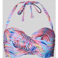 LASCANA Bikini-Oberteil mit Neckholder in Blau, Größe 38/B von Lascana