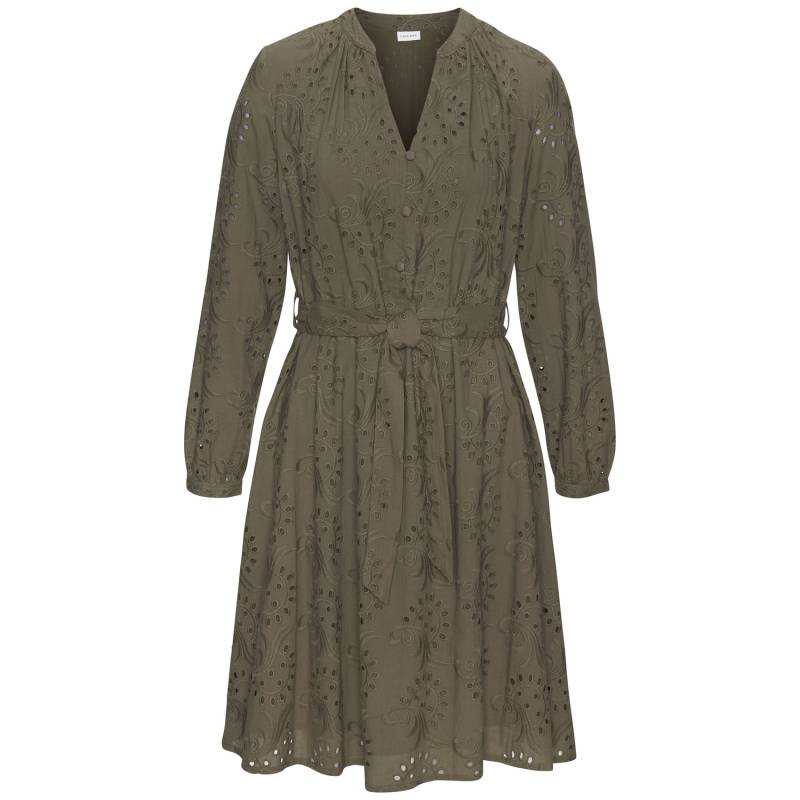 LASCANA Blusenkleid Damen khaki Gr.44 von Lascana
