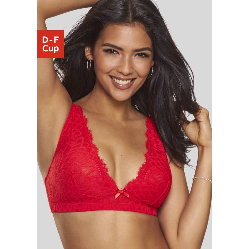 LASCANA Bralette-BH Damen rot Gr.85F von Lascana