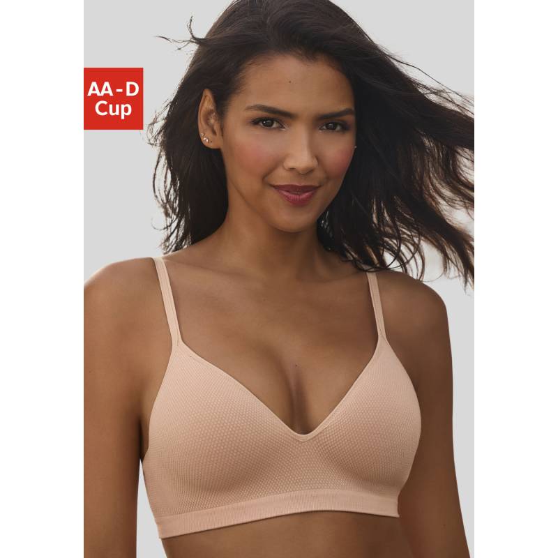LASCANA Push-up-BH Damen toffee Gr.85D von Lascana